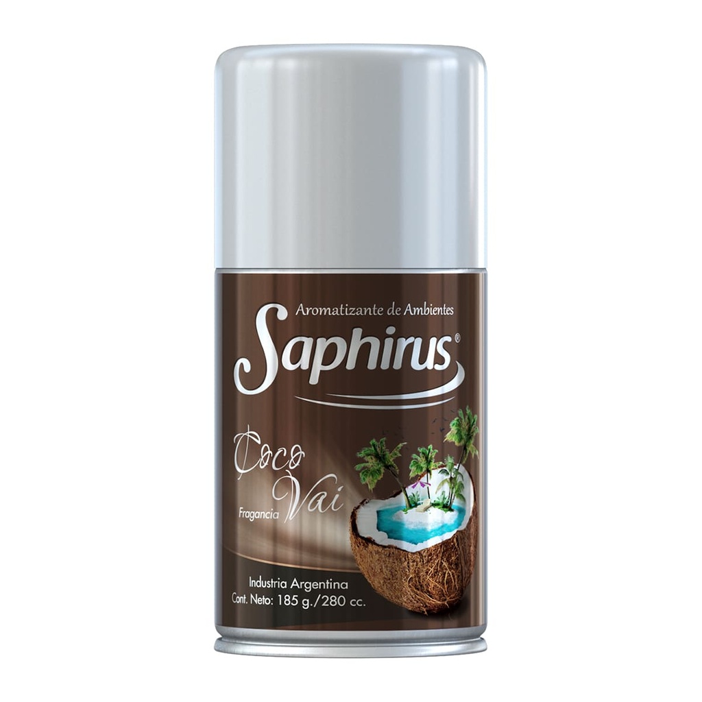 SAPHIRUS AEROSOL DE AMBIENTE COCO 280 CC