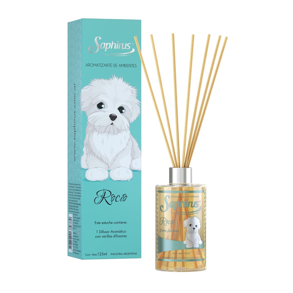 [108359] DIFUSOR EN VARILLA SAPHIRUS ROCIO 125ML