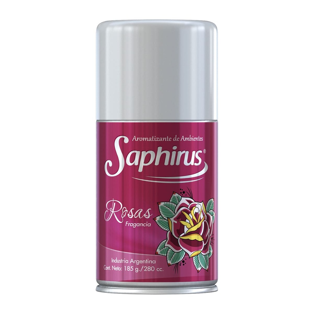SAPHIRUS AEROSOL DE AMBIENTE ROSAS 280 CC