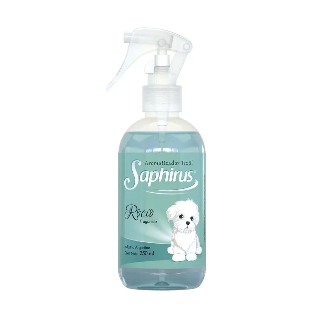 AROMATIZANTE TEXTIL SAPHIRUS ROCIO 250ML