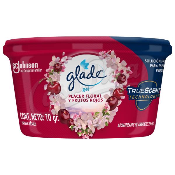 GLADE MINI GEL PLACER FLORAL 70G
