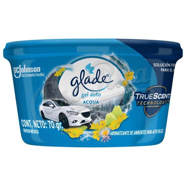 GLADE MINI GEL CAR ACQUA 70G