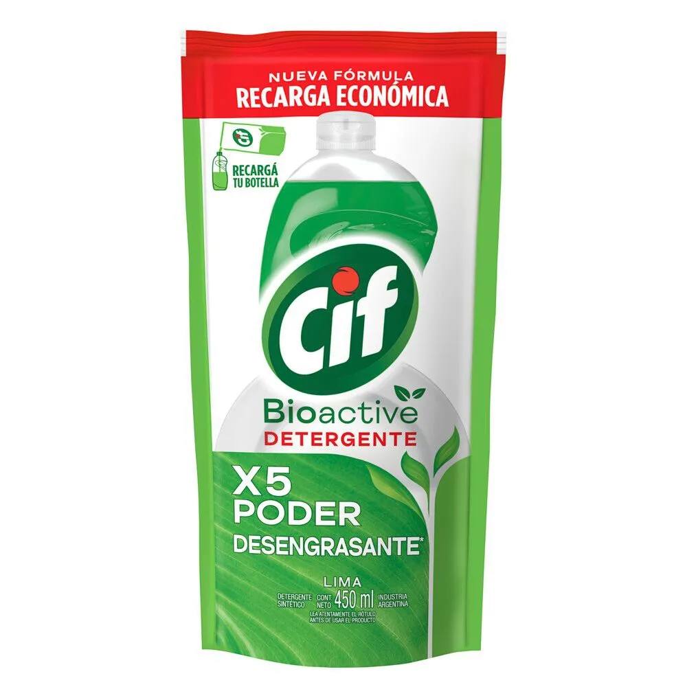 [107894] CIF DETERGENTE BIOACT DOYPACK 450ML