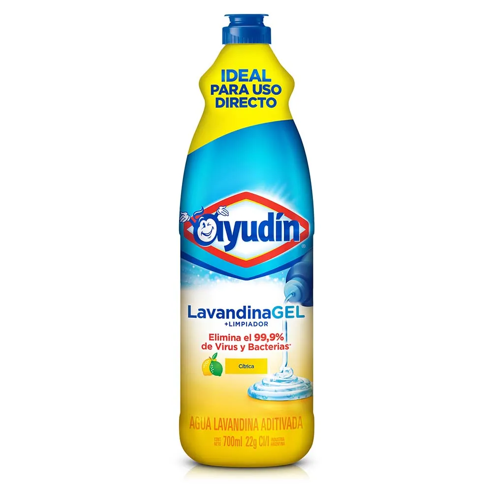 [001018] LAVANDINA AYUDIN EN GEL 700 ML - CITRUS