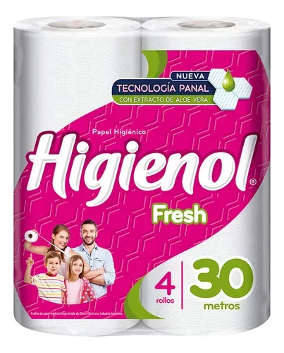 [016182] HIGIENICO HIGIENOL FRESH 4 X 30UN 