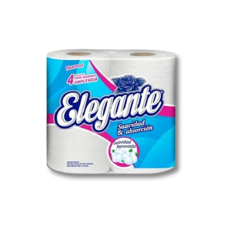 [100744] HIGIENICO ELEGANTE NEW SUAV.& ABS 30 MT.4 ROLLOS