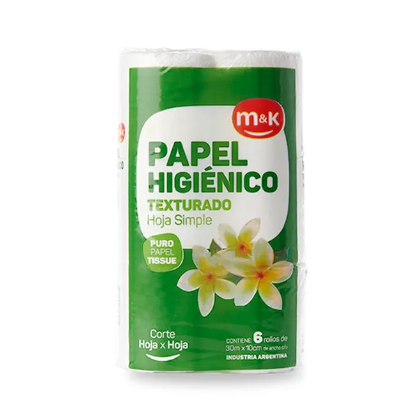 [110354] HIGIENICO  MYK TEXTURADO 6 ROLLOS