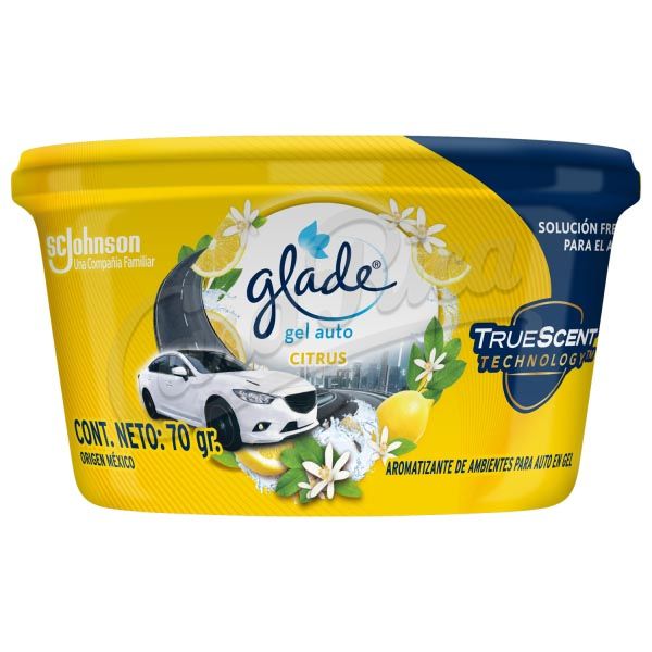 GLADE MINI GEL LIMON 70G