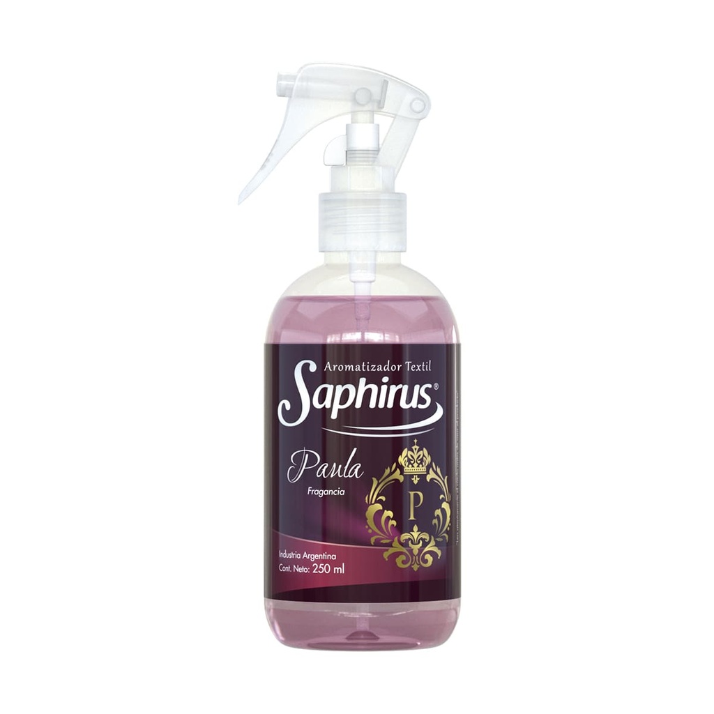 AROMATIZANTE TEXTIL SAPHIRUS PAULA  250ML