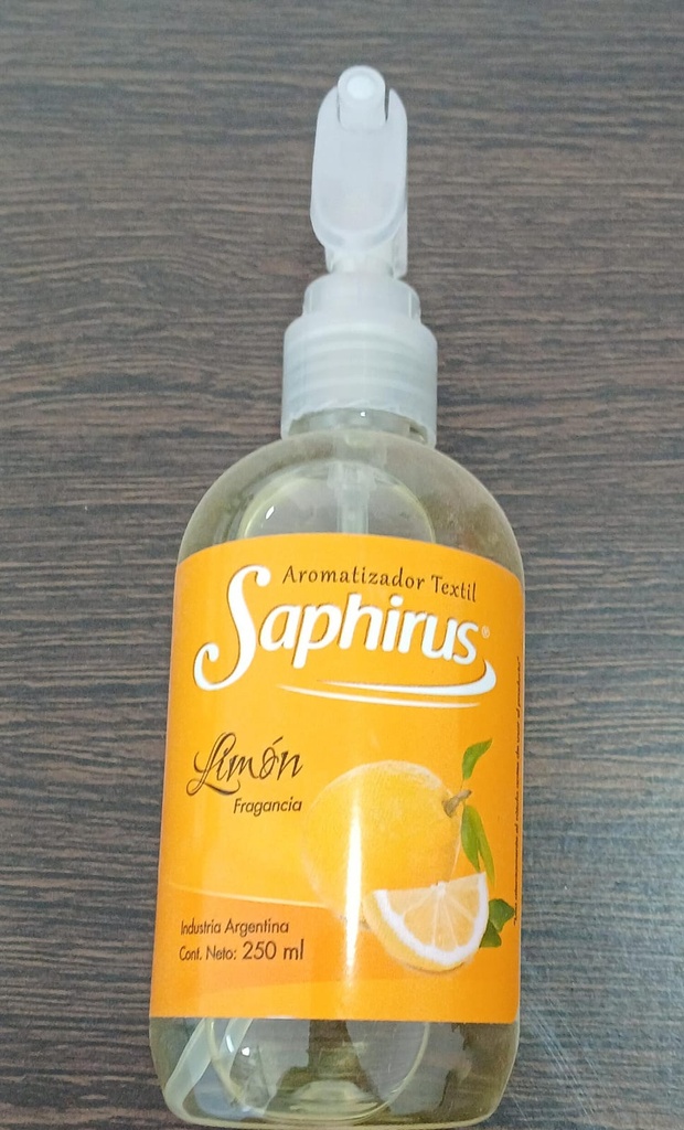 AROMATIZANTE TEXTIL SAPHIRUS  LIMON 250ML