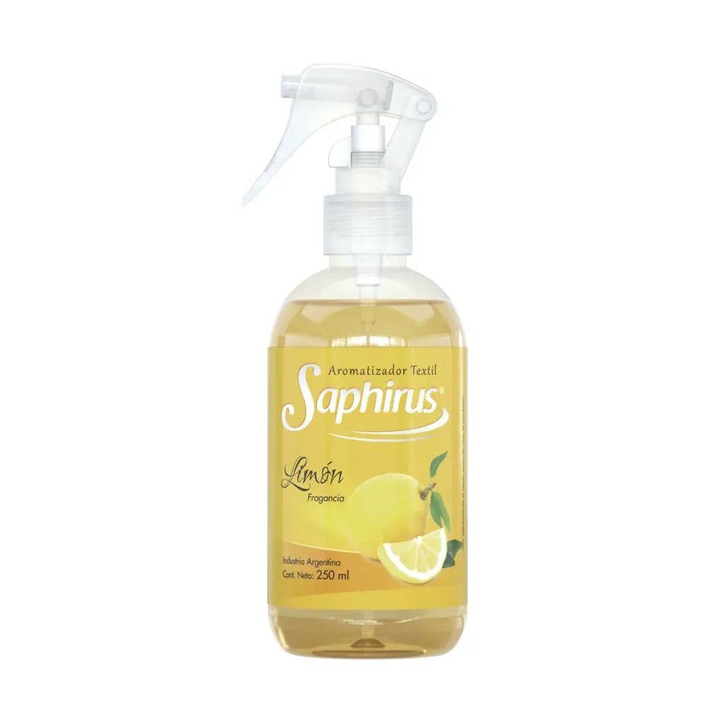 AROMATIZANTE TEXTIL SAPHIRUS  LIMON 250ML