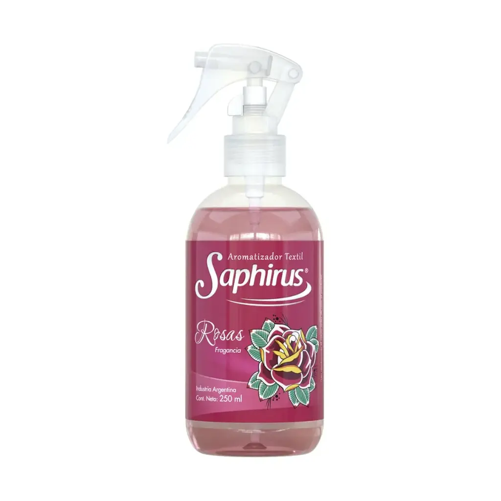 AROMATIZANTE TEXTIL SAPHIRUS ROSAS  250ML