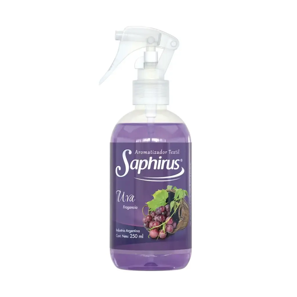 AROMATIZANTE TEXTIL SAPHIRUS UVA  250ML