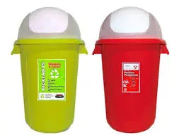 CESTO RESIDUO VAIVEN COLORES X 12LTS