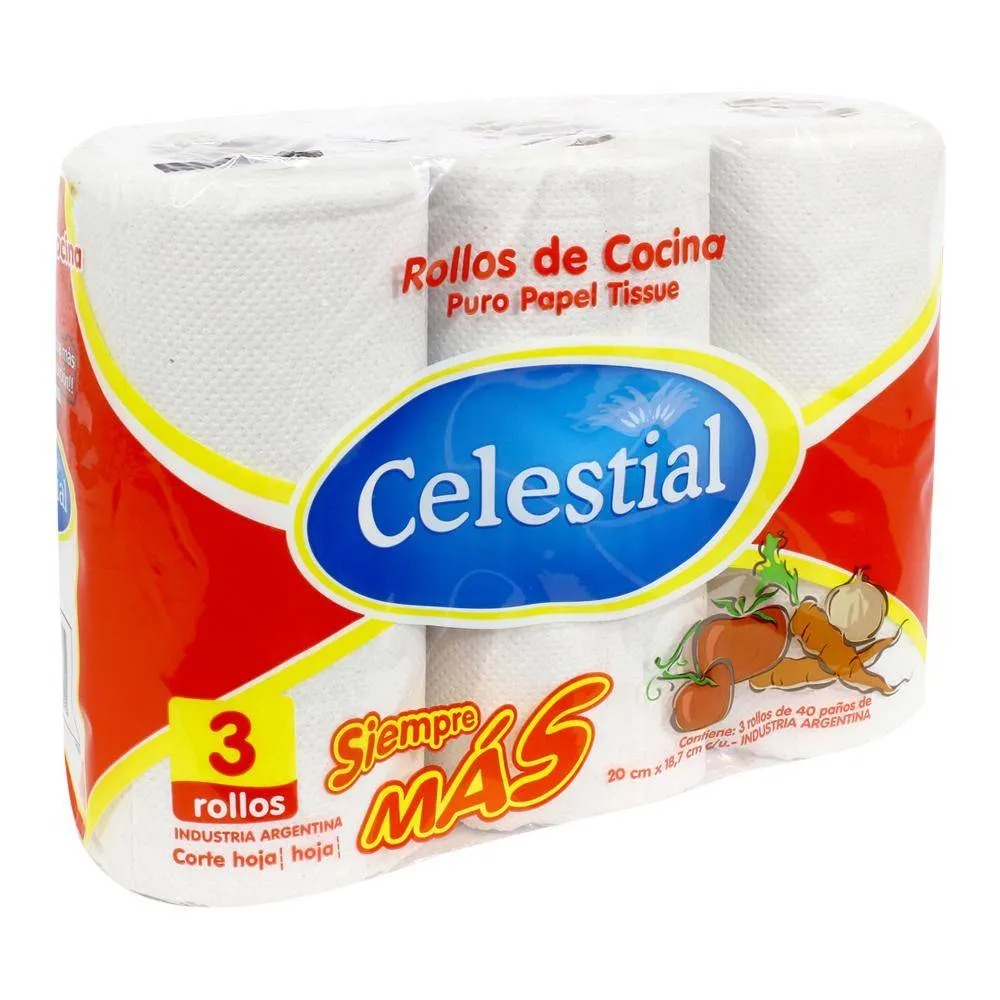 ROLLO COCINA CELESTIAL X 3U