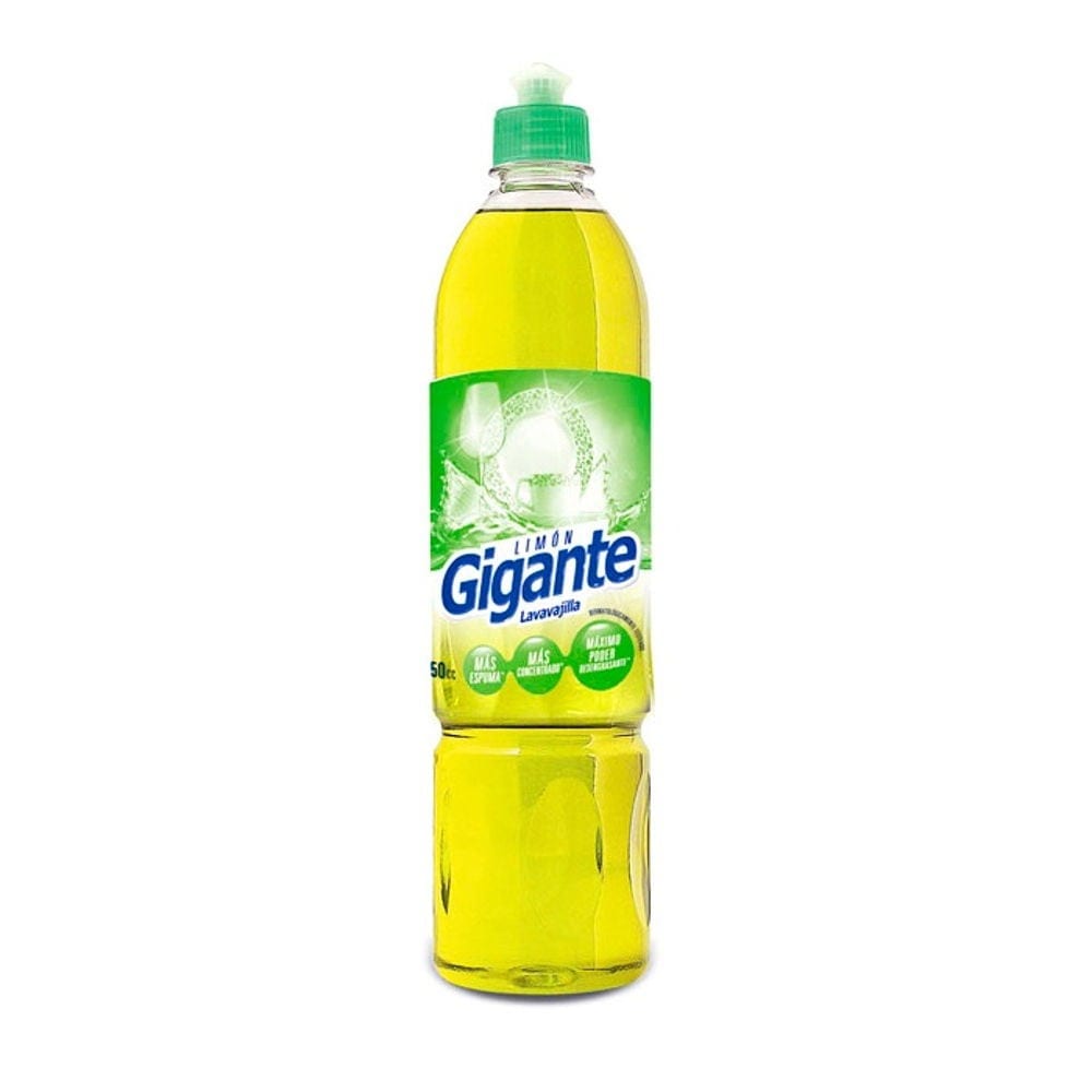 GIGANTE DETERGENTE LAVAVAJILLA LIMON 750cc
