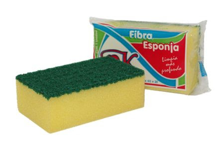 ESPONJA FIBRA OK AMARILLA