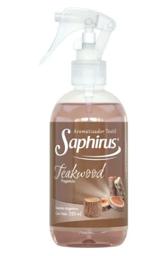 AROMATIZANTE TEXTIL SAPHIRUS TEAKWOOD 250ML