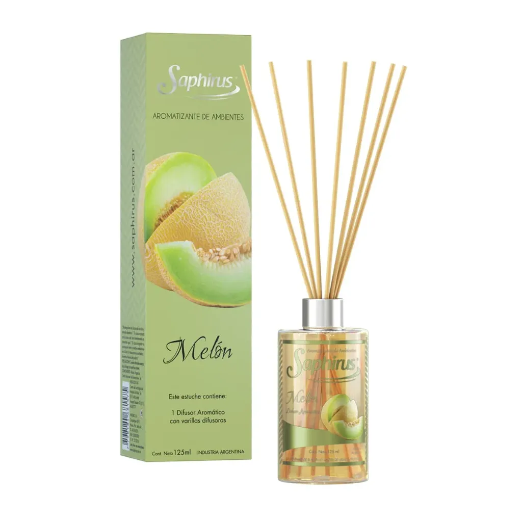 DIFUSOR EN VARILLA SAPHIRUS MELÓN 125 ML