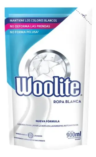 [103041] WOOLITE JABON LIQUIDO ROPA BLANCA 900 ML 