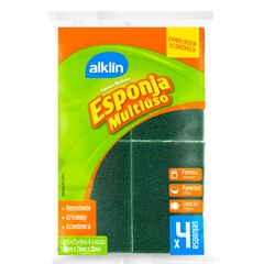 [782576] ESPONJA MULTIUSO X 4UN ALKLIN